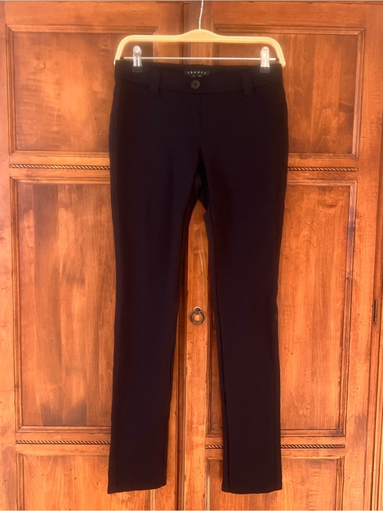 Theory Pants - Theory Elly_Rave Skinny Ankle Black Pull On Pants | Belt Loops | SZ M | Like New